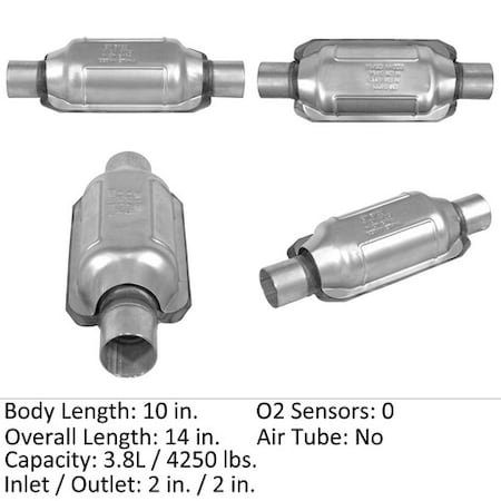 Eastern Converters Fed/Epa Semi-Universal Cat Converter, 70257 70257